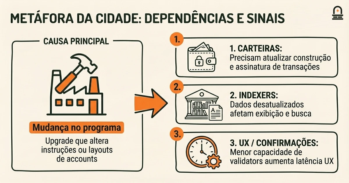 Metáfora da Cidade: Dependências e Sinais